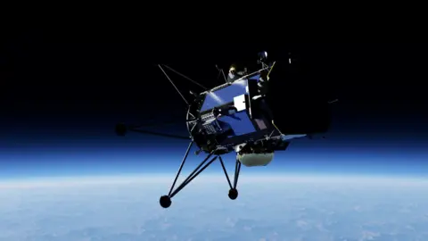 Intuitive Machines Artists impression of Nova-C in space