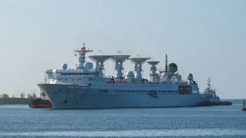 Getty Images China's research and survey vessel, the Yuan Wang 5