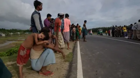 Getty Images Rohingya refugees in Bangladesh