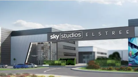 Sky Artists impression of Sky Studios Elstree