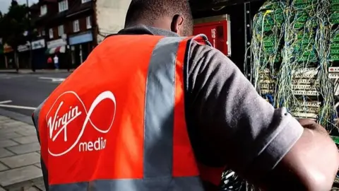 Getty Images Virgin Media worker