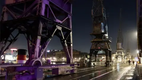 Simon Wilkin Princes Wharf on Bristol Harbourside