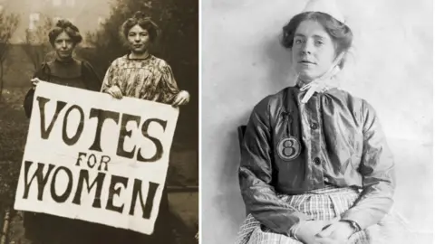 LSE Library Annie Kenney and Christabel Pankhurst / Annie Kenney