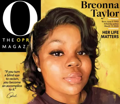 The Oprah Magazine, O The cover of September's edition of the Oprah Magazine, featuring a photo of Breonna Taylor