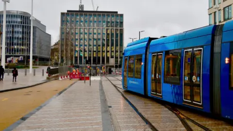 Tram in Birmingham