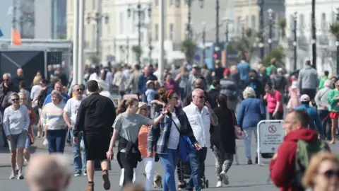 Eddie Mitchell Worthing seafront