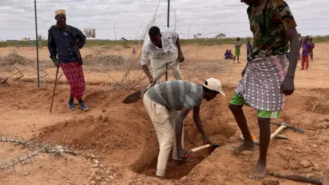 BBC/ Ed Habershon Grave digging