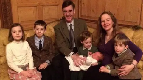 Instagram/Jacob Rees-Mogg Jacob Rees-Mogg and family
