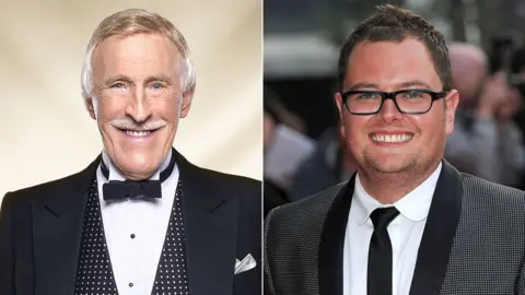 Getty Images Bruce Forsyth and Alan Carr