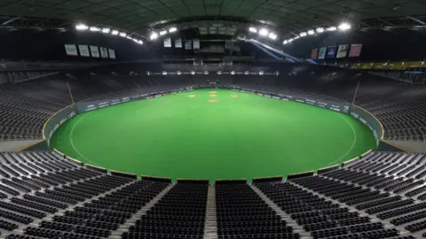 Getty Images This picture taken on March 20, 2019 shows the Sapporo Dome, one of the venues for the 2019 Rugby World Cup