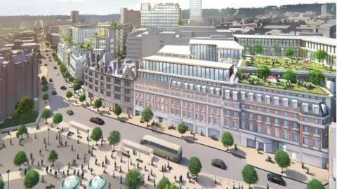 Sheffield city council Heart of the City II plans