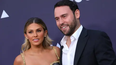 Getty Images Scooter Braun and Yael Cohen