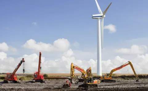 Getty Images Turbine installation