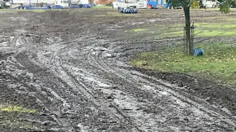 Starky from Boston Damage at Boston Central Park