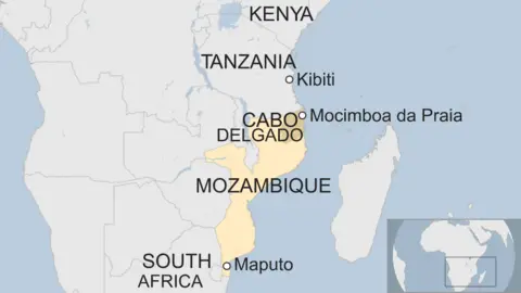 Map of Mozambique