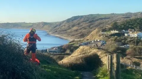 Osmington path rescue