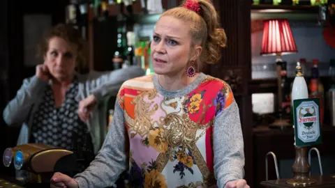 BBC Kellie Bright in the Queen Vic in EastEnders