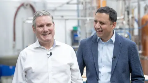 PA Media Sir Keir Starmer and Anas Sarwar