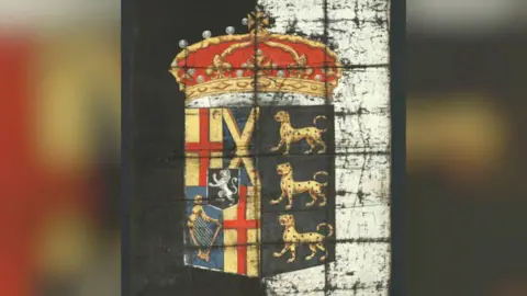 Bonhams Cromwell's funeral banner