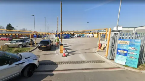 Google Main entrance at the Bristol Waste Avonmouth Depot