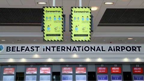 Pacemaker Departures hall at Belfast International Airport