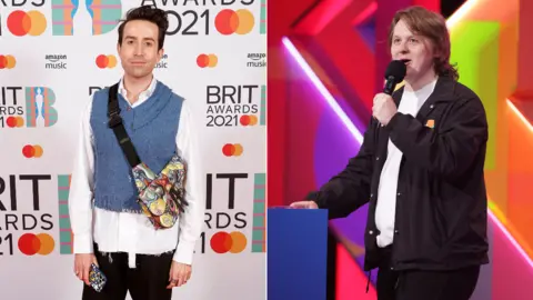 Getty Images Nick Grimshaw and Lewis Capaldi