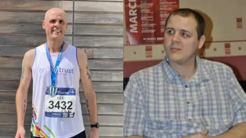 Lee Smith Lee is running the marathon in memory of his brother Dean