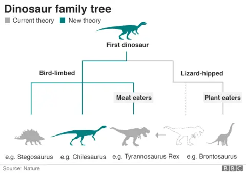 Dinosaur family tree
