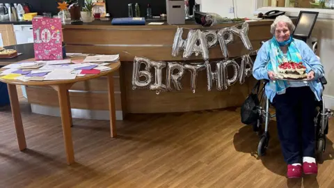 Cloverleaf Care Home Joan Mace received more than 200 cards on her birthday following an appeal