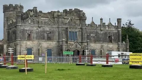 The ruins of Necarne Castle