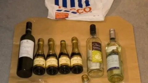 PA Bottles of alcohol used in attack