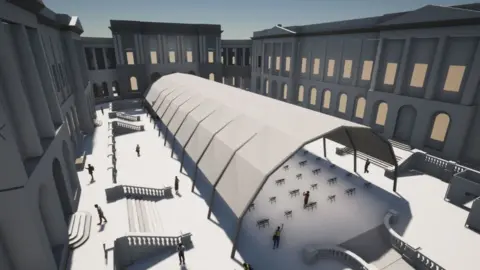 Edinburgh International Festival Temporary outdoor tent