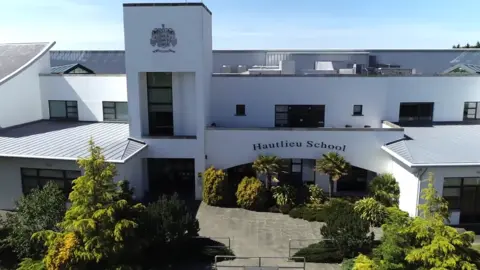 BBC Exterior of Hautlieu School