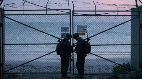 Getty Images Northern Limit Line, maritime boundary between North and South Korea