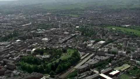 BBC Exeter aerial view
