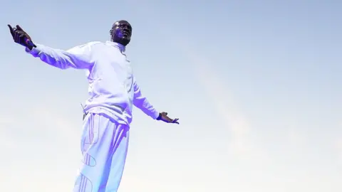 Getty Images Stormzy performing at Wireless Festival