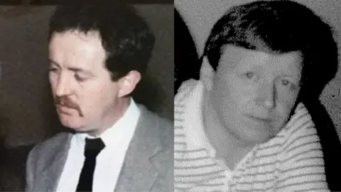 PSNI John Devine, pictured left, and John O'Hara were the victims of sectarian murders