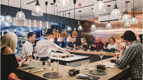 Matthew Bishop Photography The Crockers Chef's Table in Tring