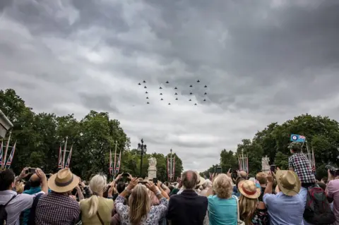 CPL Helen Rimmer / RAF Royal Air Force 100 flypast to mark the RAF's centenary