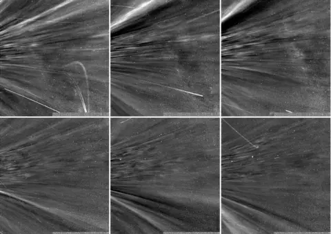 NASA/JHU-APL/NRL Light scattered by electrons in the Sun's plasma