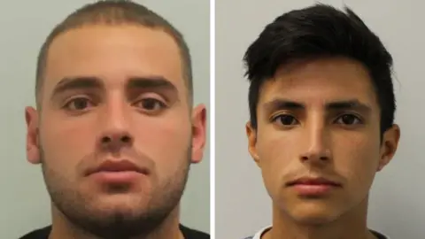 Met Police Lucas Antunes and Luis Abella