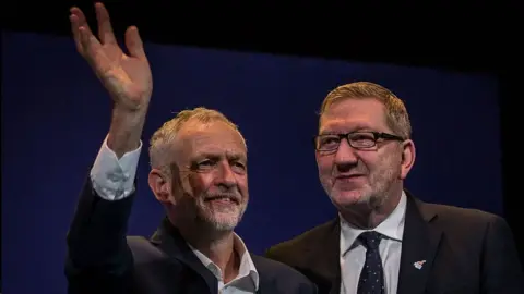 Jeremy Corbyn and Len McCluskey