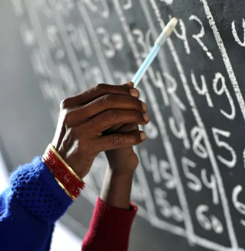 iStock India class in progress