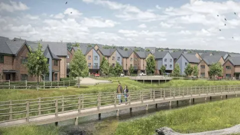 Artist's impression of the new development