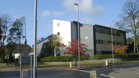 Betty Longbottom/Geograph The fire service headquarters in Birkenshaw