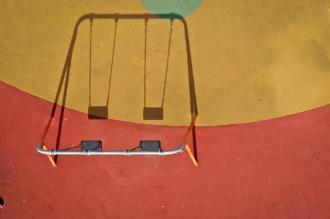 Getty Images A children's playground lays dormant
