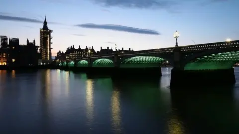 Jonathan Brady/PA Media Westminster Bridge