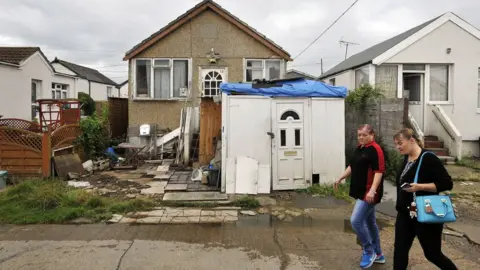 PA The sea front in Jaywick, Essex