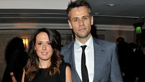 Getty Images Richard Bacon and his wife Rebecca