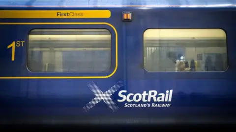 PA Media ScotRail train